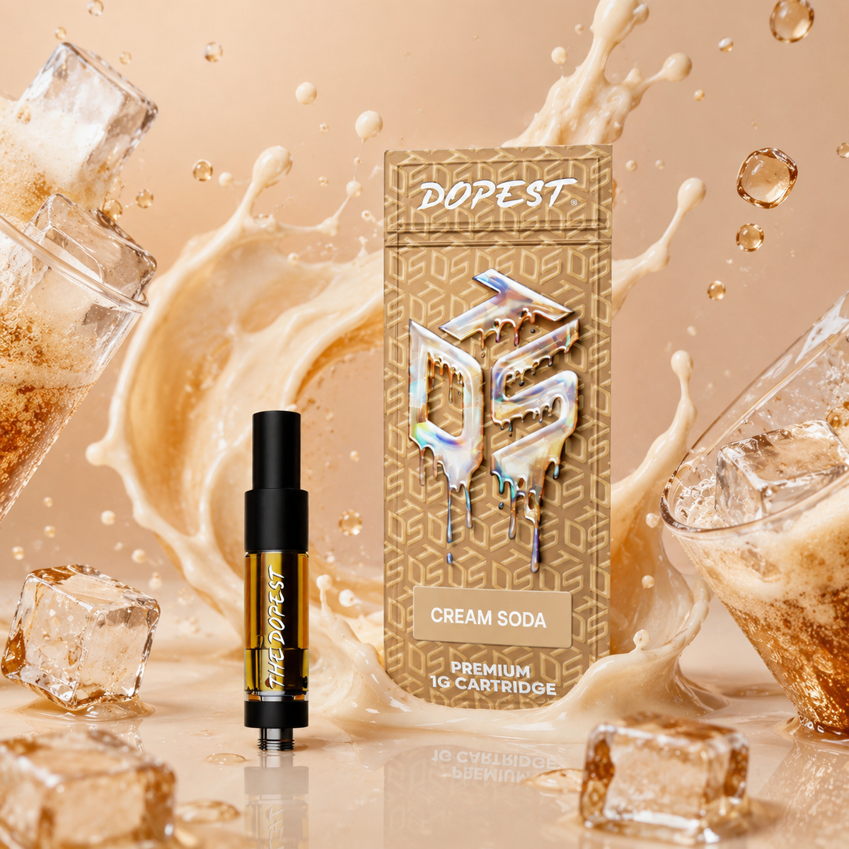 Cream Soda - THCA Vape Cartridge 1g | The Dopest