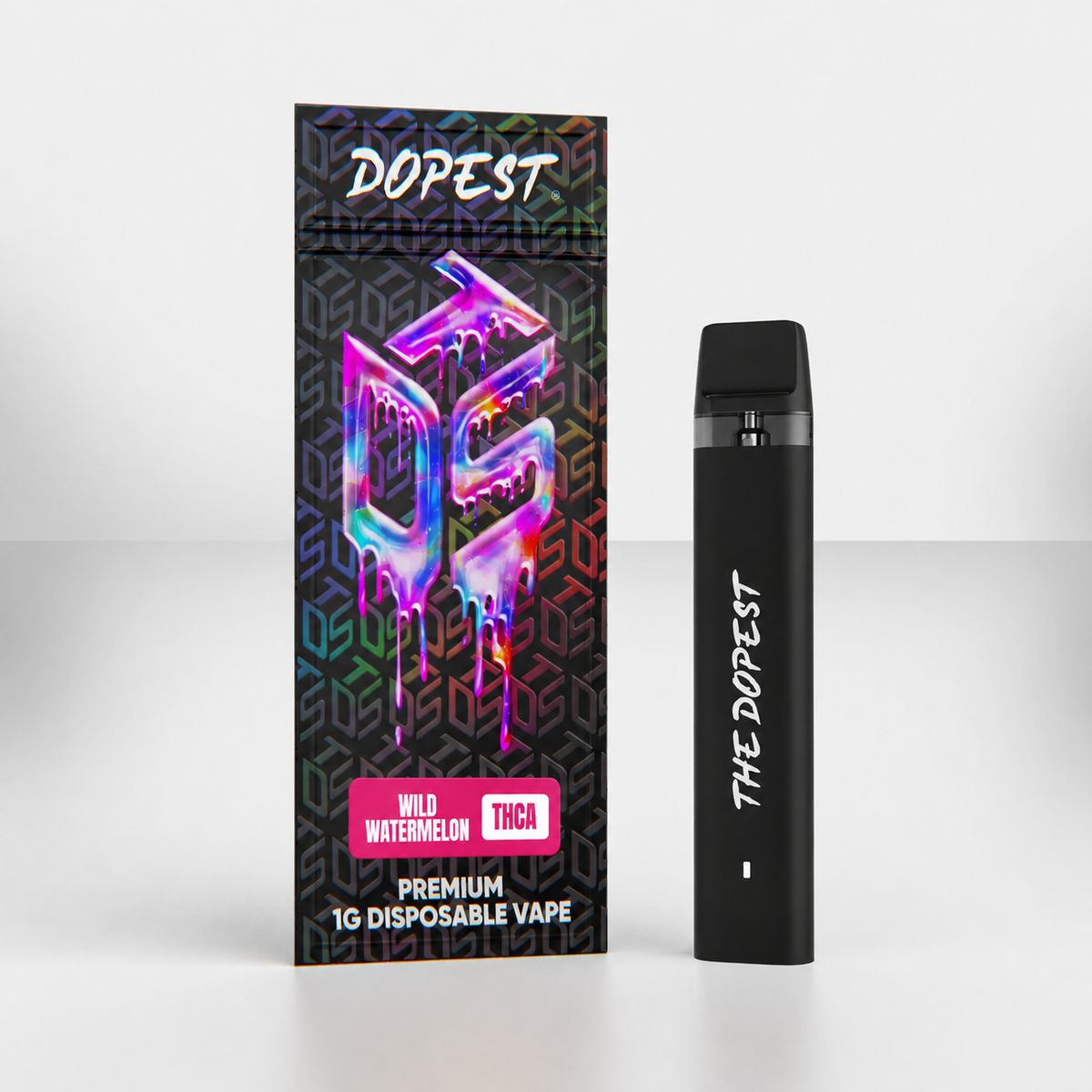 Wild Watermelon Hybrid THCA Vape Disposable | The Dopest