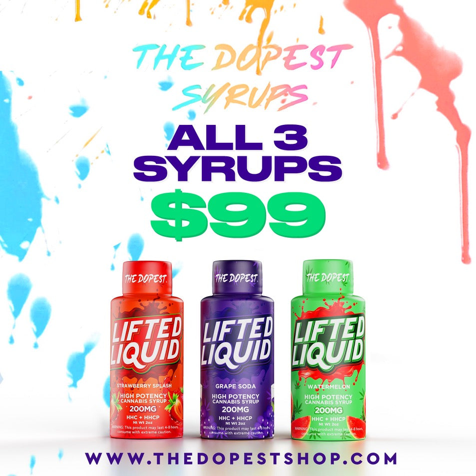 HHCP + HHC Syrup Variety 3-Pack | The Dopest