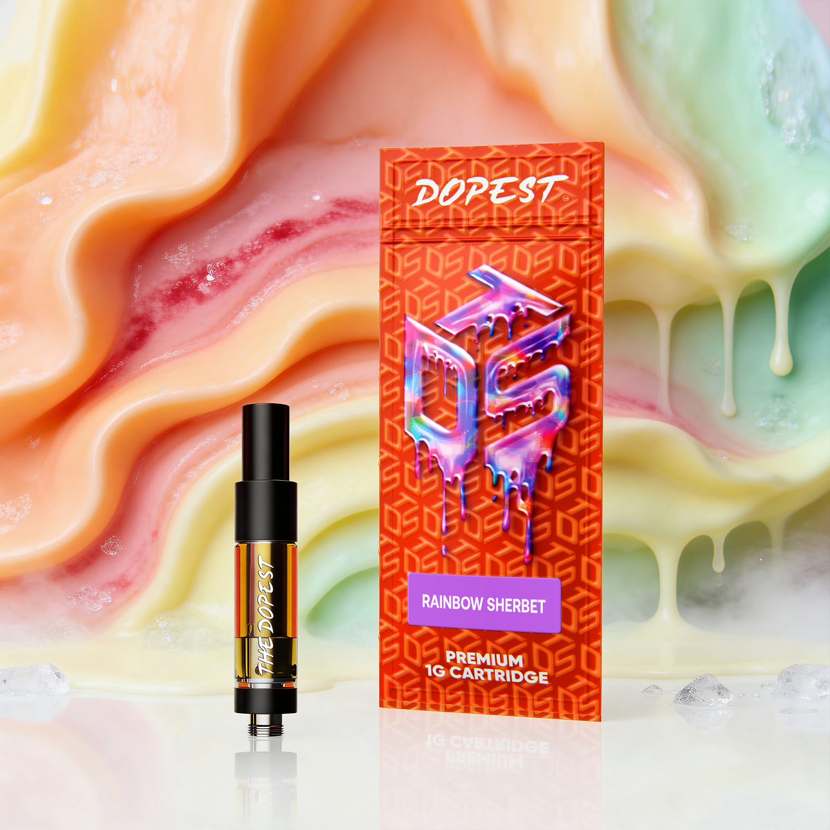 hhc thc disposable rainbow sherbet vape for sale UK Disposable Vape Ban: What Happened and What to Buy Now main image 0