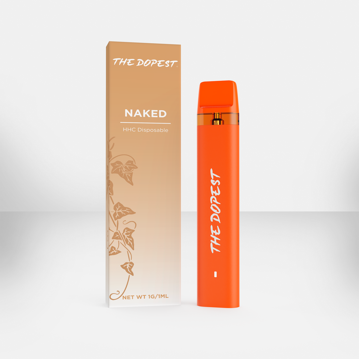 Naked, No Flavored Terpenes HHC Disposable Vape | The Dopest