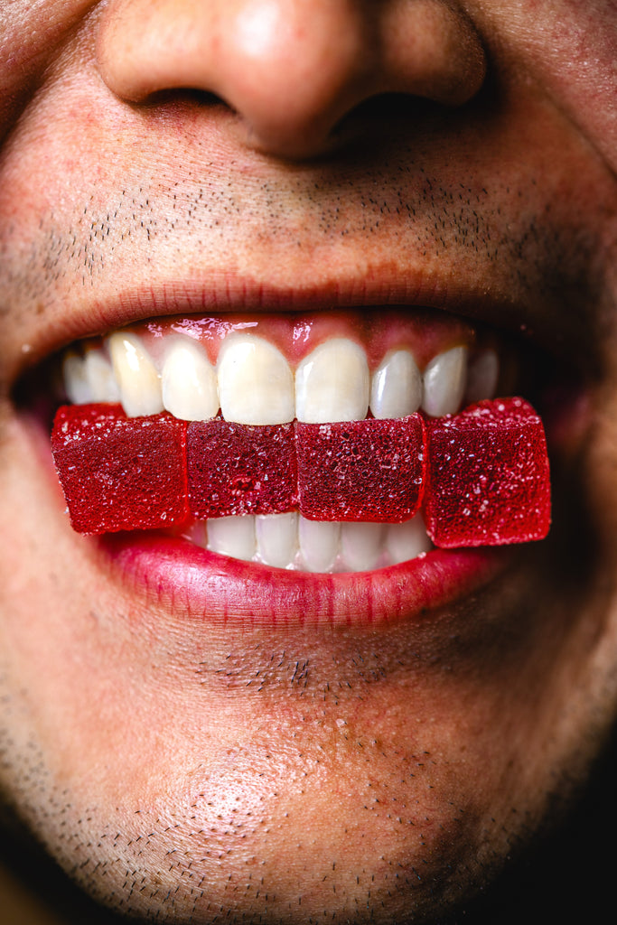 The Dopest Cubes: Sour Watermelon 100mg Delta 9 Gummies *launch sale buy 2 get 1 free