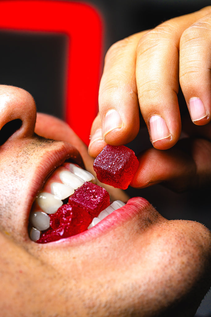 The Dopest Cubes: Sour Watermelon 100mg Delta 9 Gummies *launch sale buy 2 get 1 free