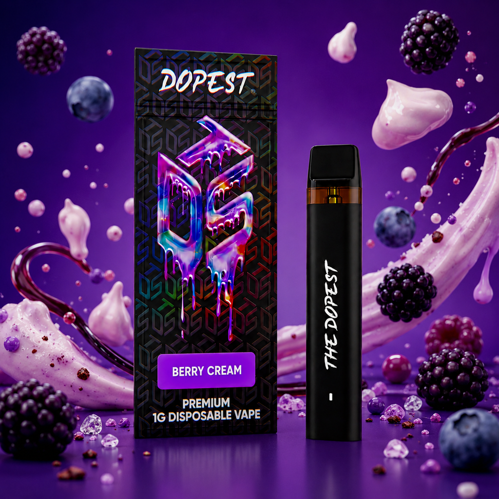 Berry Cream THCA 1g Vape Disposable