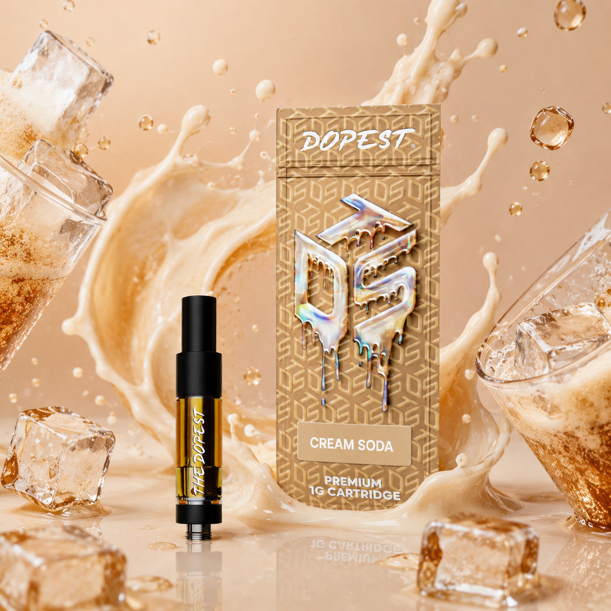cream soda vape juice Cream Soda - THCA Vape Cartridge 1g
