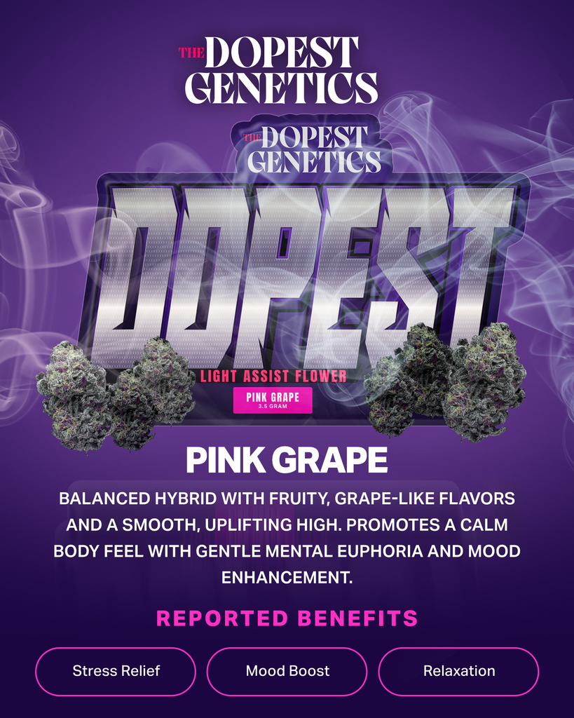 Premium Pink Grape Sativa Flower