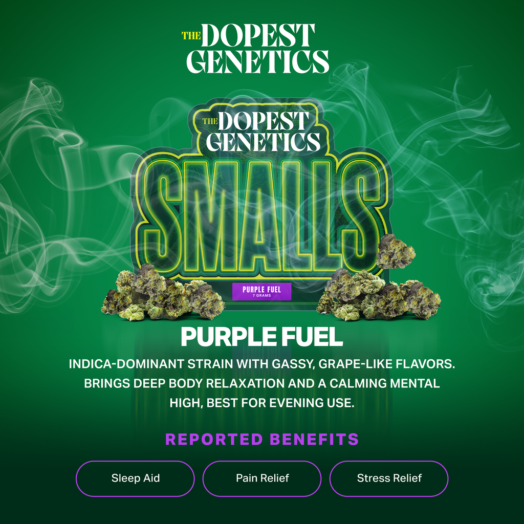 SMALLS Purple Fuel Indica Flower