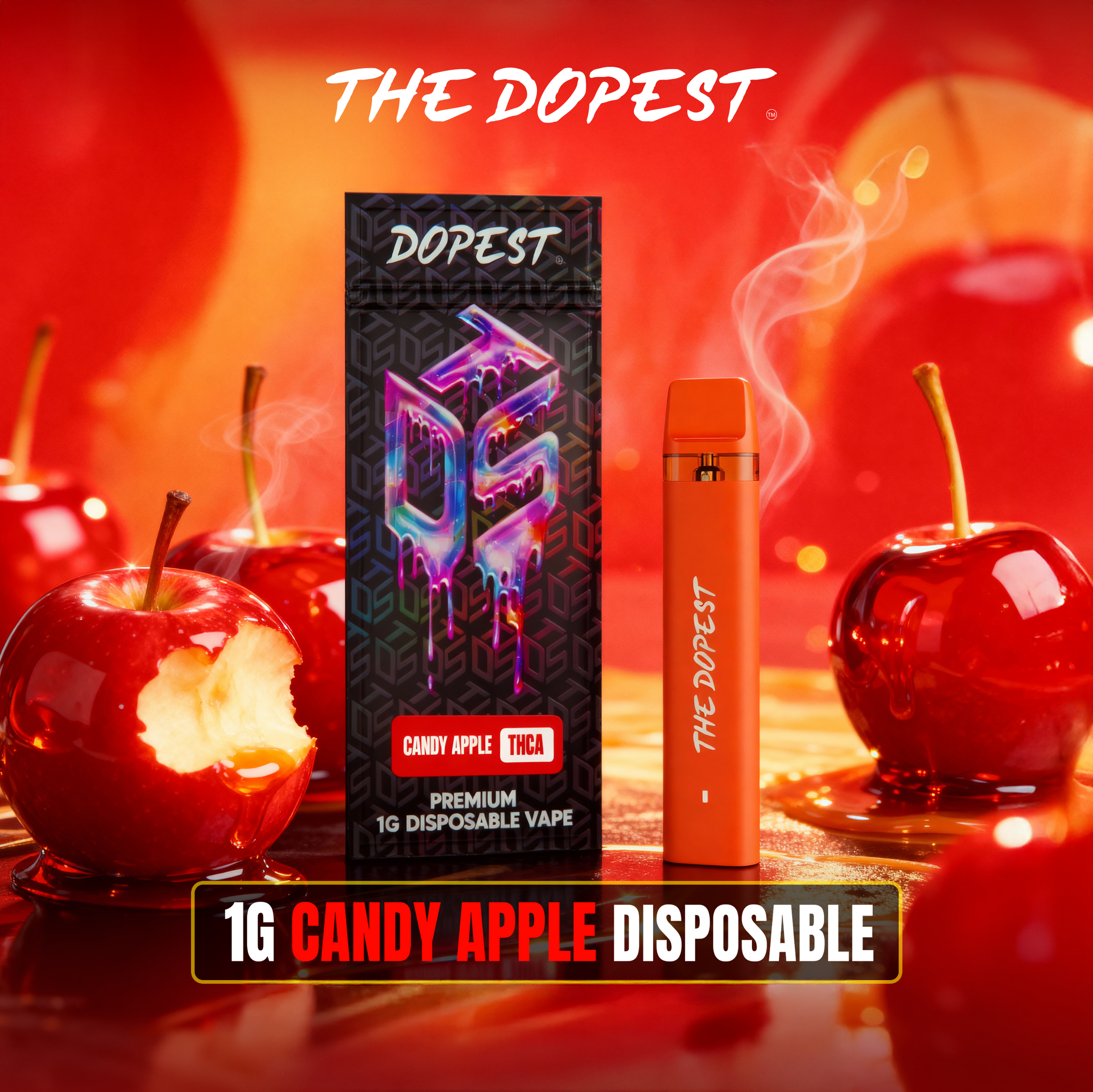 Candy Apple 2G Liquid Diamond HHC Disposable | The Dopest Candy Apple 2G Liquid Diamond HHC Disposable | The Dopest