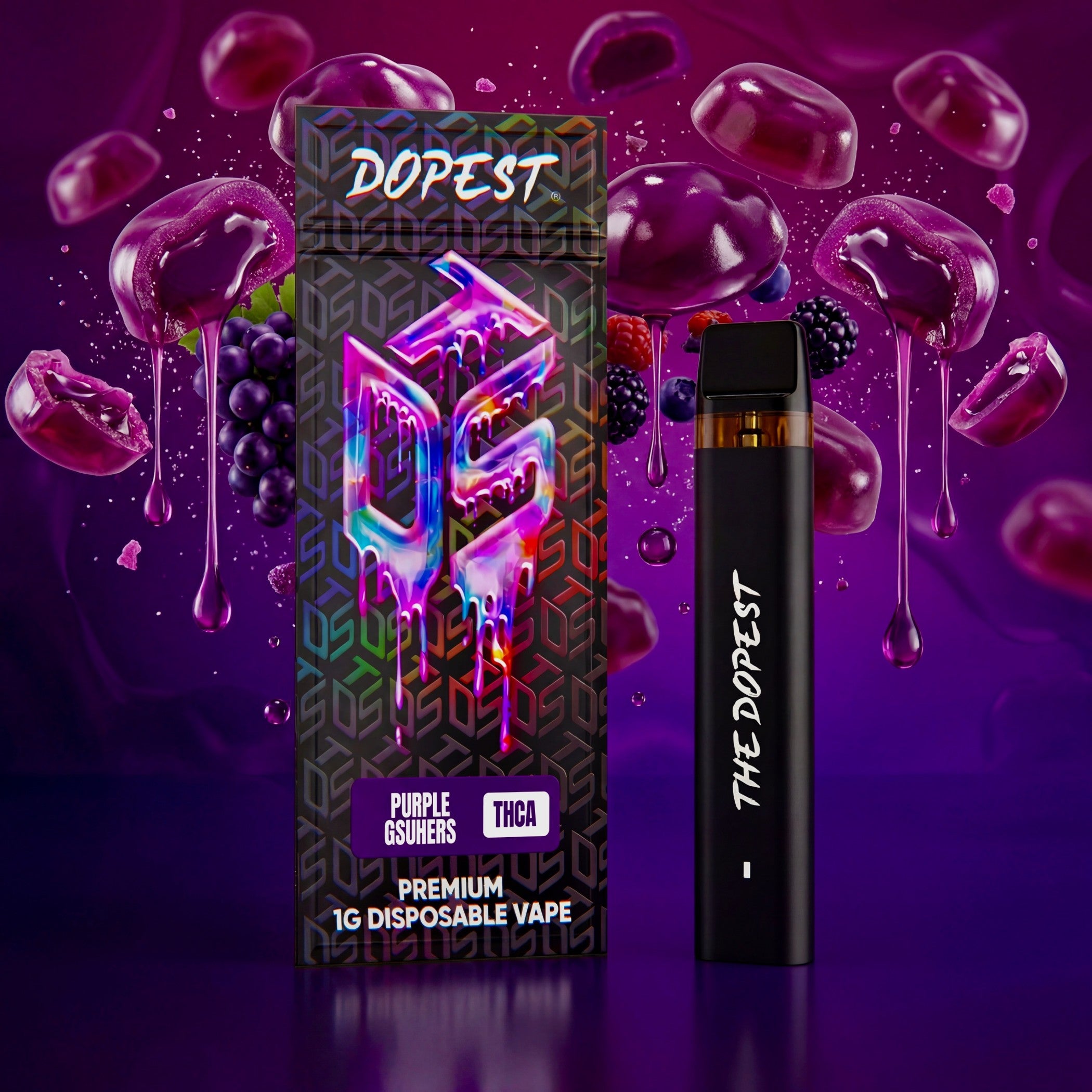 how much is elf bar vape Purple Gushers THCA Vape Disposable