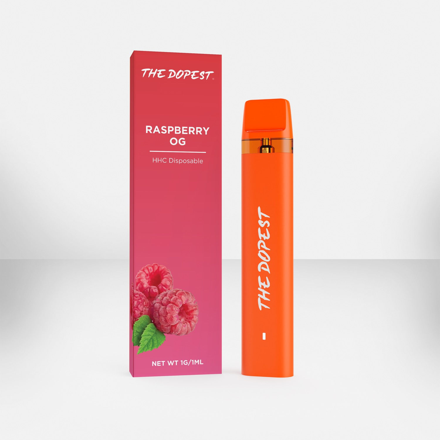 Raspberry OG Indica HHC Vape Disposable | The Dopest