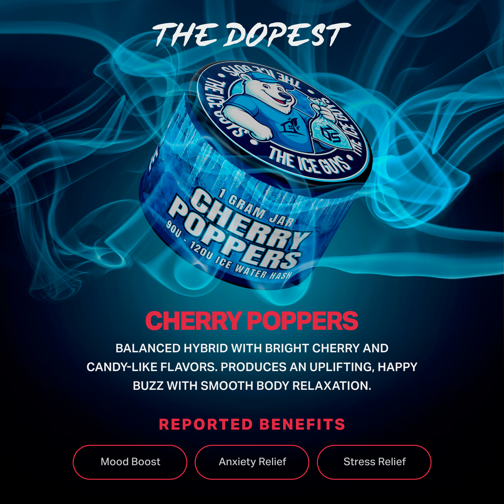 The Dopest Water Hash Cherry Poppers