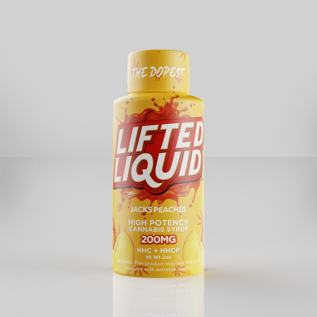 Lifted Liquid:  200MG Jacks Peaches HHCP + HHC Syrup