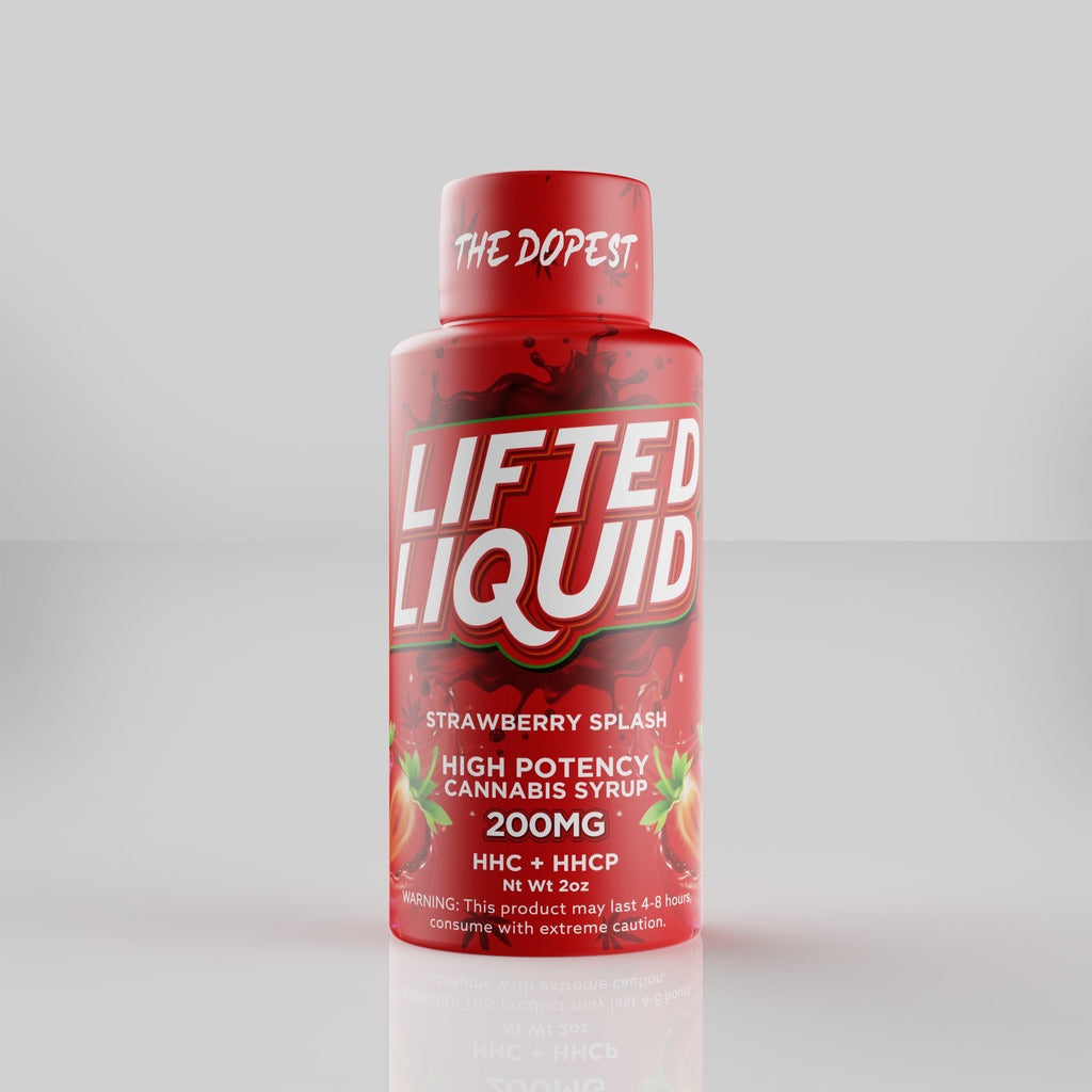 Lifted Liquid:  200MG Strawberry Splash HHCP + HHC Syrup