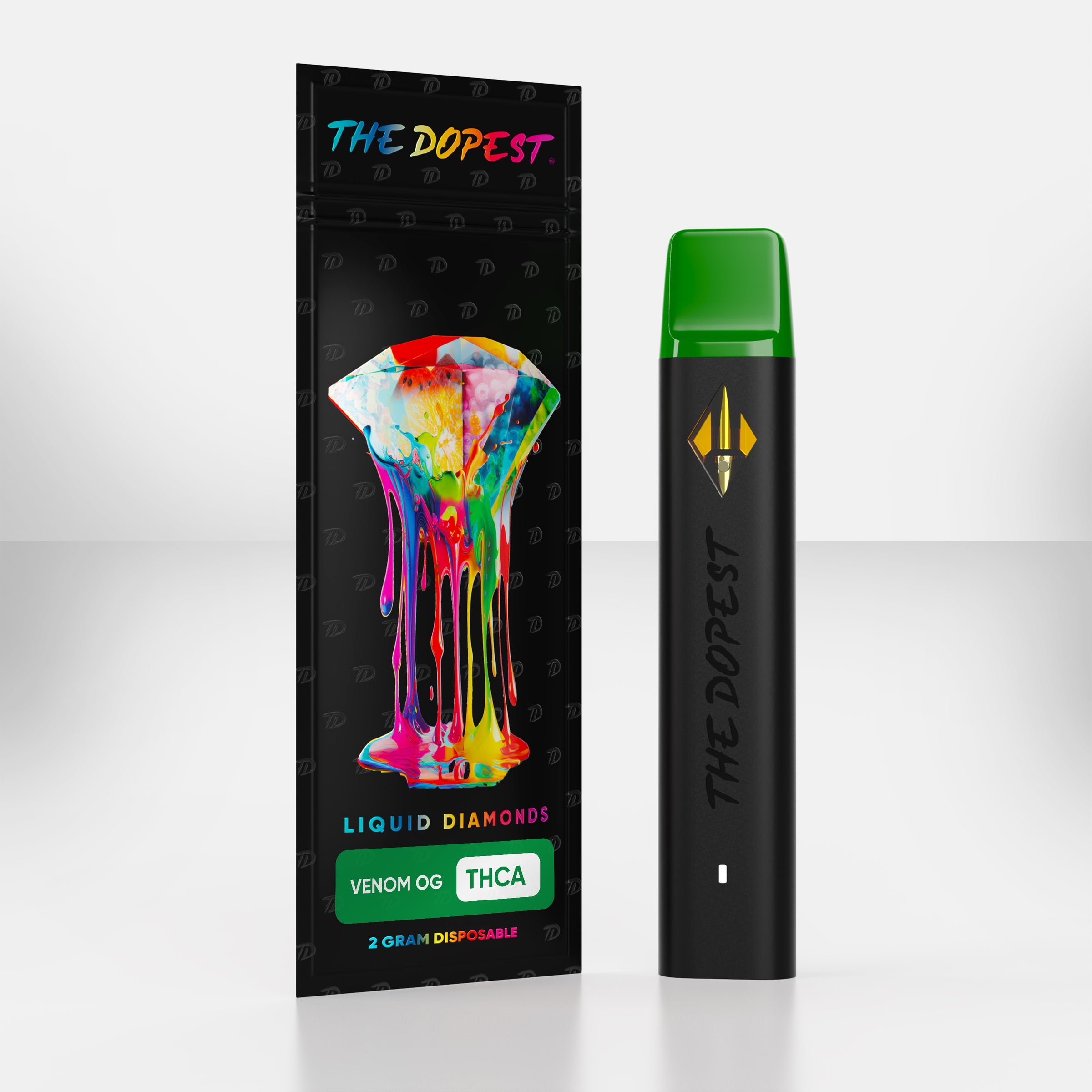 Venom OG 2G THCA Liquid Diamond Disposable Vape | The Dopest